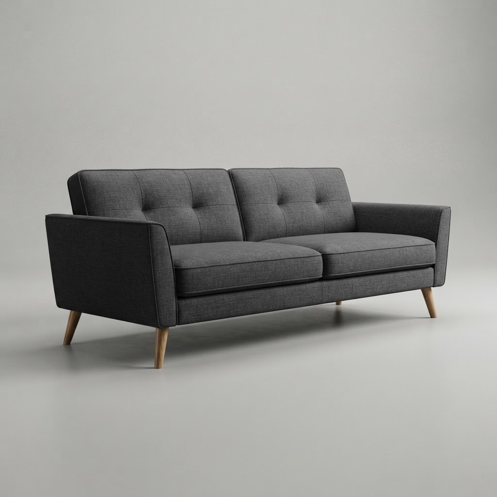 Harbor 3-Seat Fabric Sofa