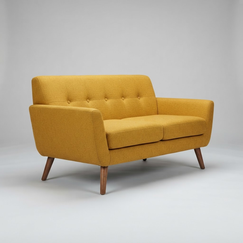 Aster Mid-Century Loveseat