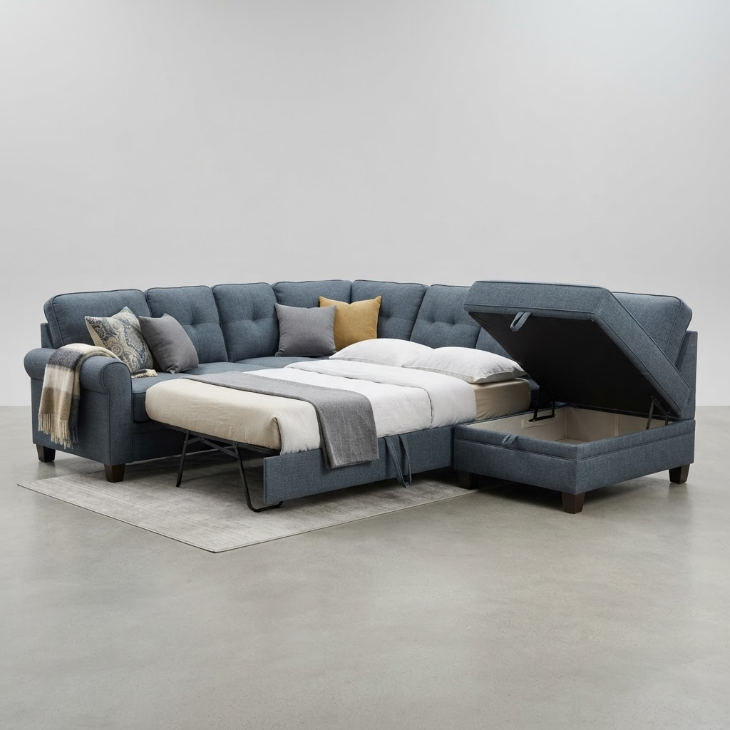 Summit Sleeper Storage Sectional